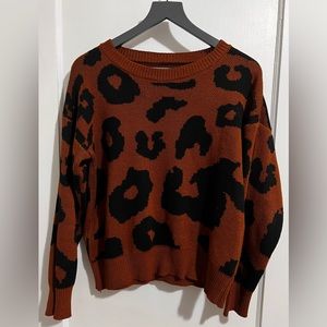 Leopard Print Sweater